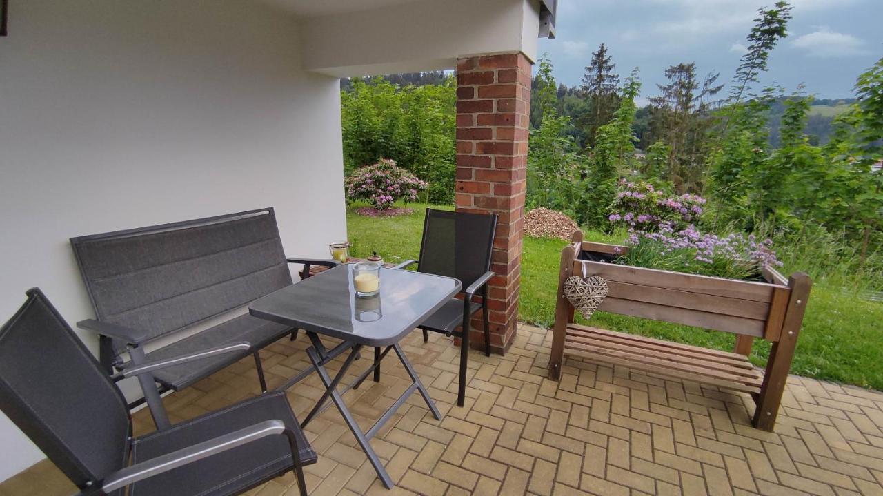 Feriendomizil Am Hochwald Apartment Dippoldiswalde Bagian luar foto