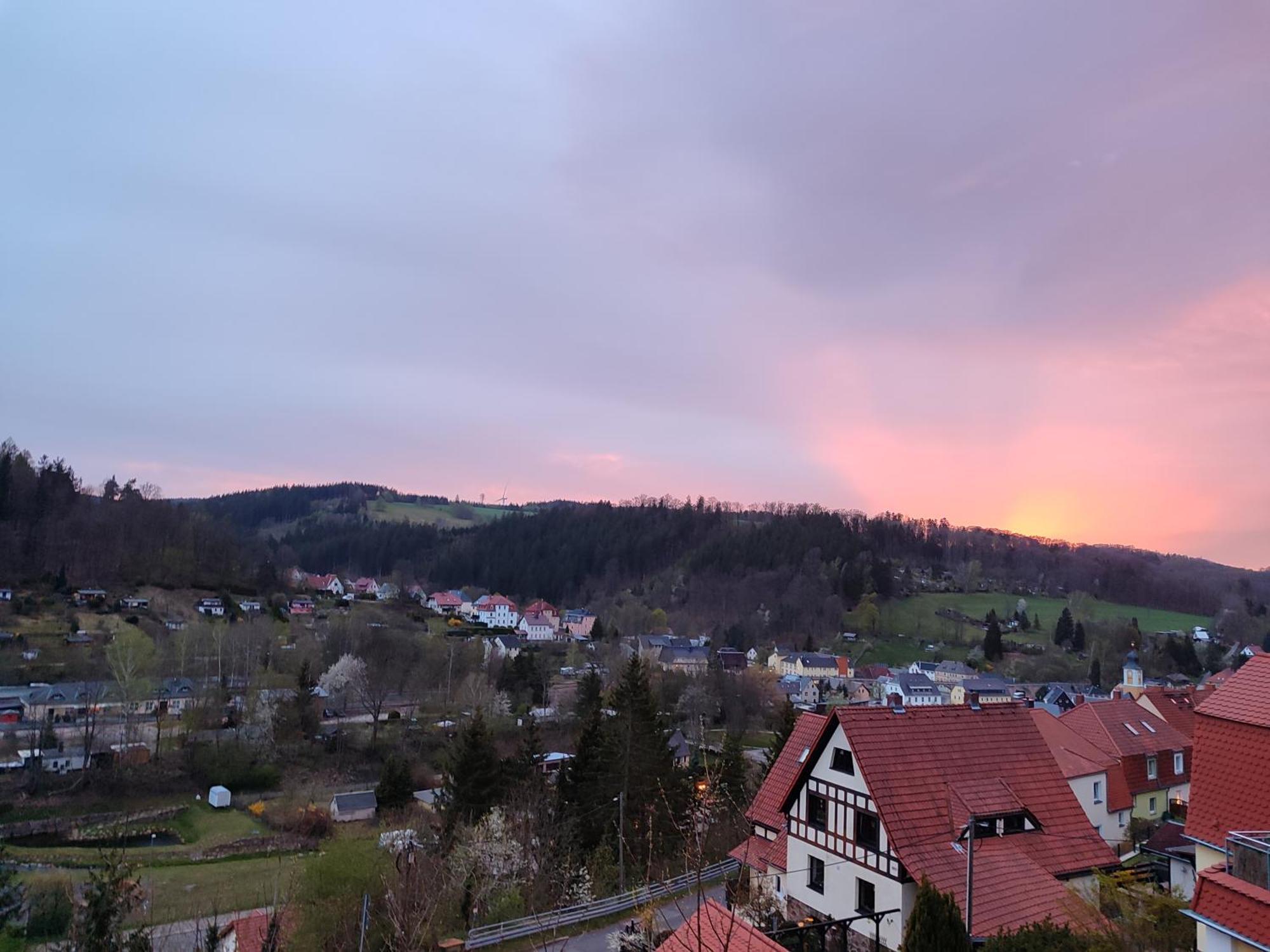 Feriendomizil Am Hochwald Apartment Dippoldiswalde Bagian luar foto